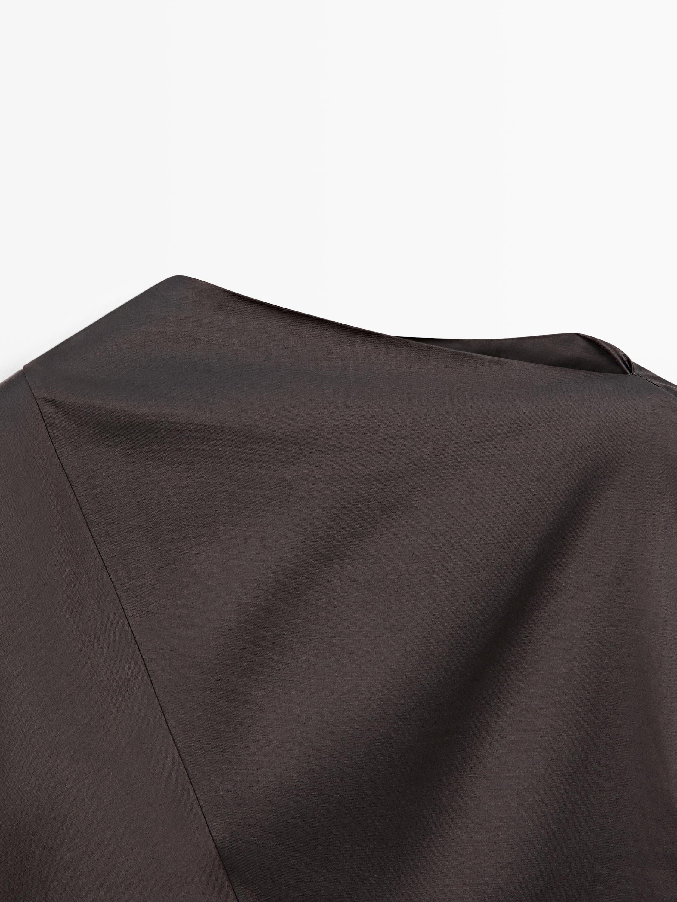 Flowing cape shirt - STUDIO